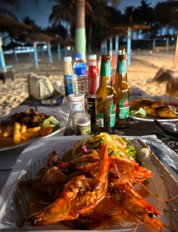 Grilled Tiger Prawns